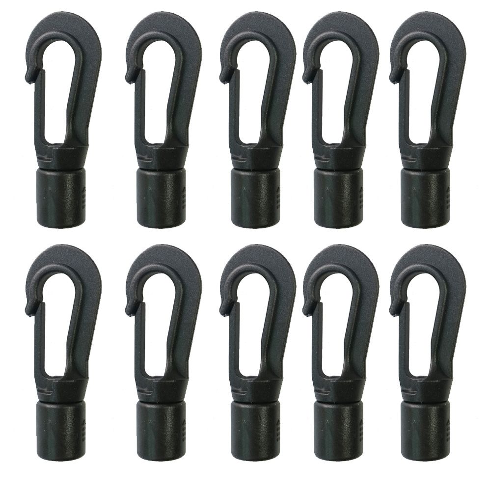 Fishing Kayak Sit On Top - 5/10pcs plastica moschettone Clip Bungee Shock