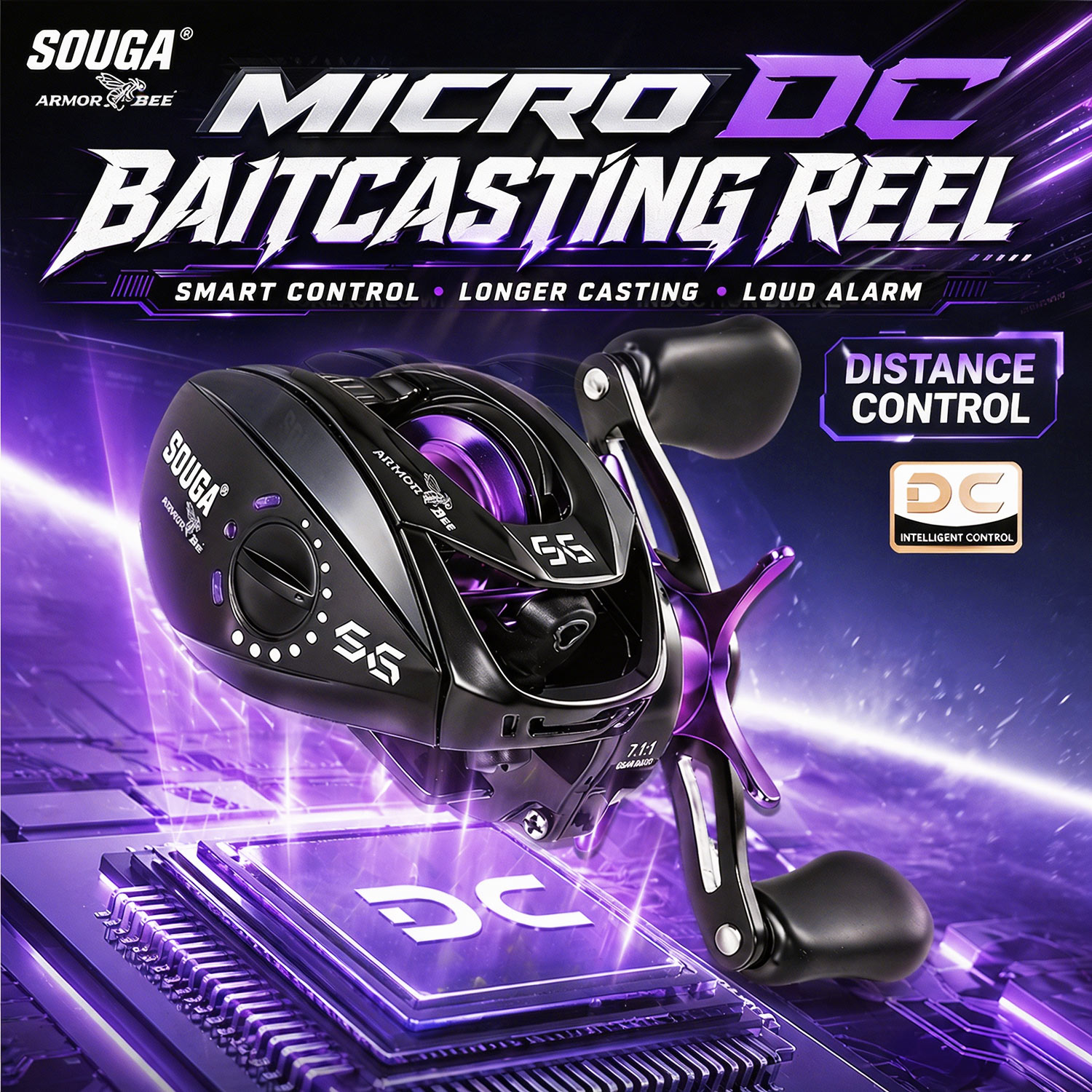 Kastking Reel Zephyr - Mulinello Elettronico Micro DC Sougayilang Ultraleggero